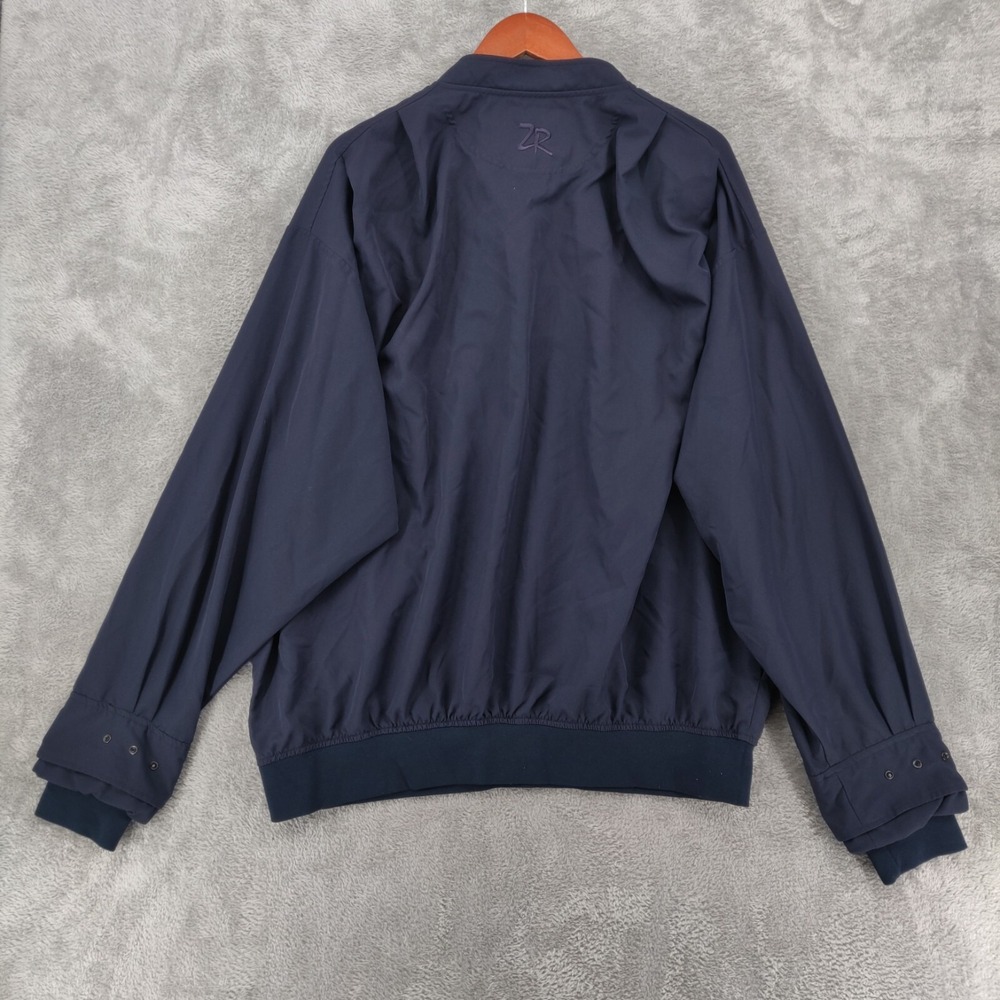 Zero Restriction Pullover Jacket Mens XL Blue Golf Windbreaker Super Light - Picture 9 of 14